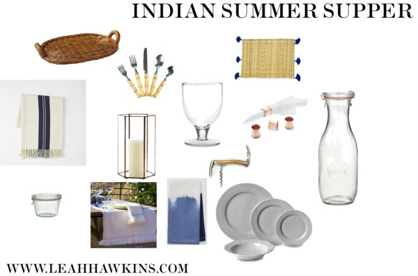 Indian Summer Supper