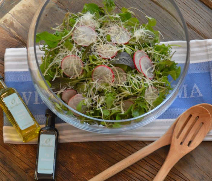 Spring Salad with Fig and Citrus Vinaigrette