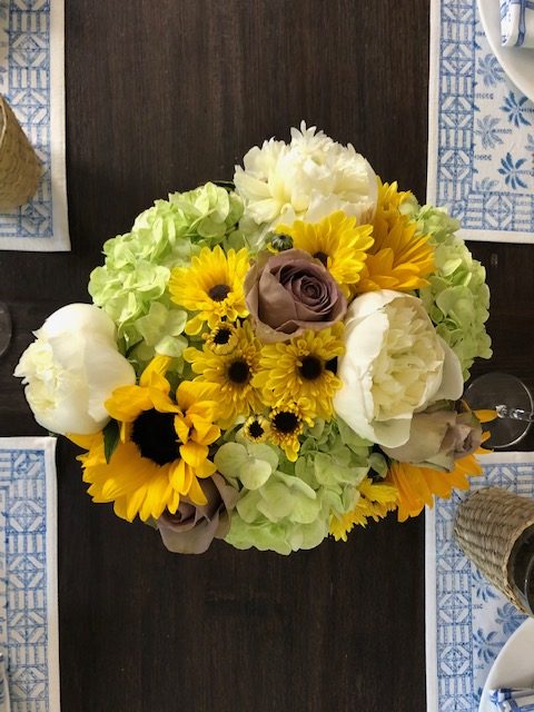 Sunny Summer Tablescape